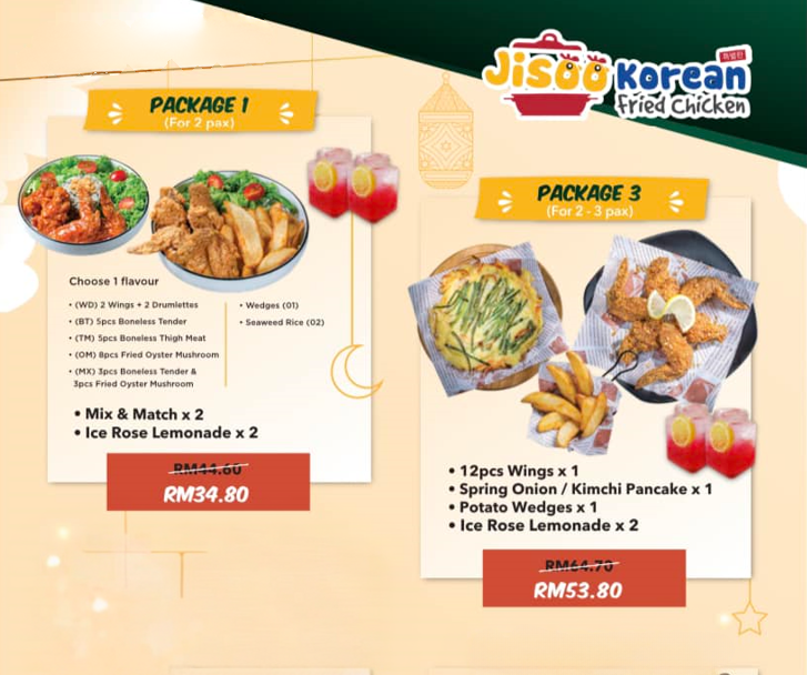 Jisoo Korean Fried Chicken Menu Malaysia & Updated Prices 2024