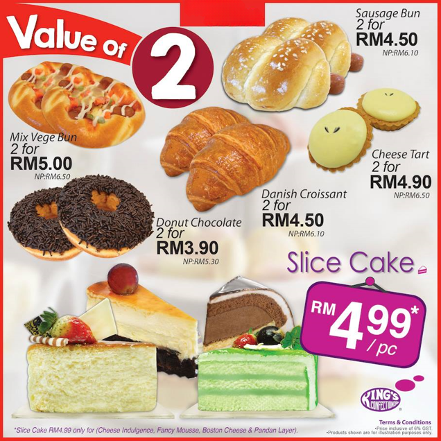 King’s Bakery Menu Malaysia & Updated Prices 2024