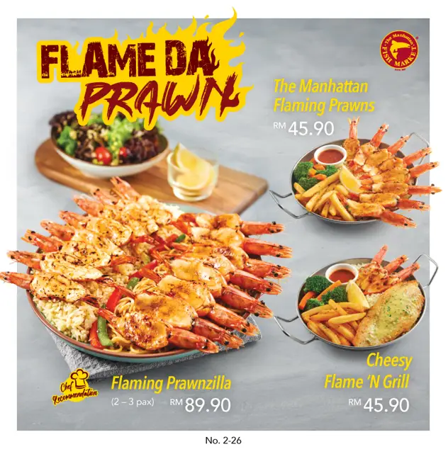 MANHATTAN FISH MARKET SINGLE PLATTER MENU