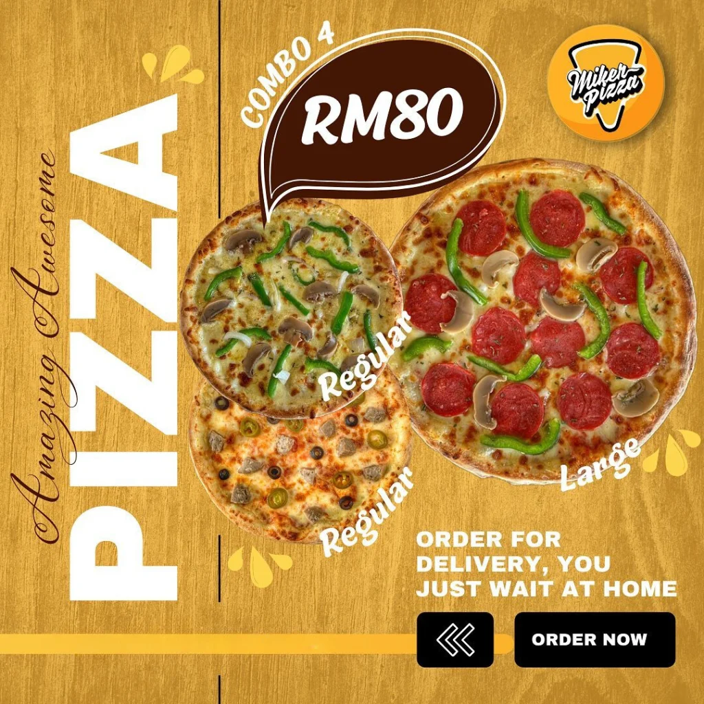 Miker Pizza Menu Malaysia & Updated Prices 2024