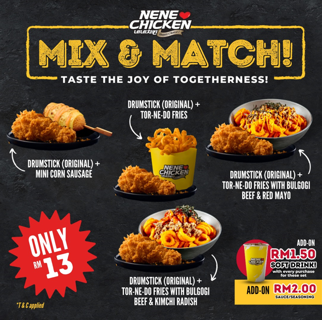 Nene Chicken Menu Malaysia & Updated Prices 2024