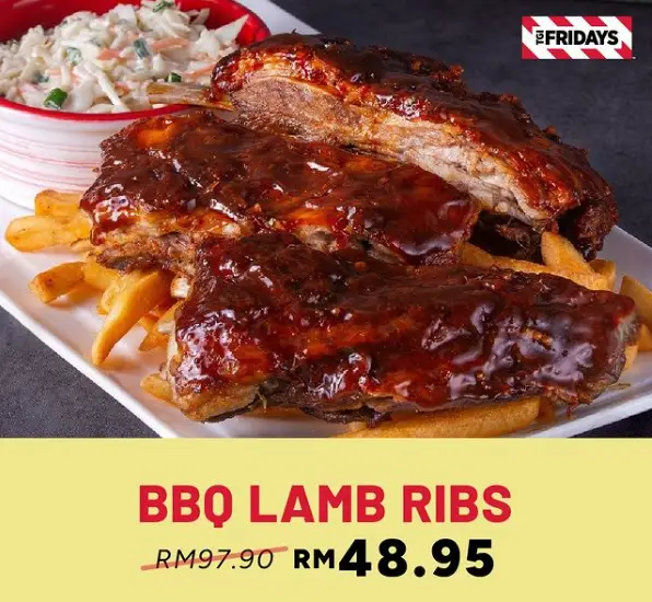 RIBS MENU AT TGI FIDAYS MALAYSIA