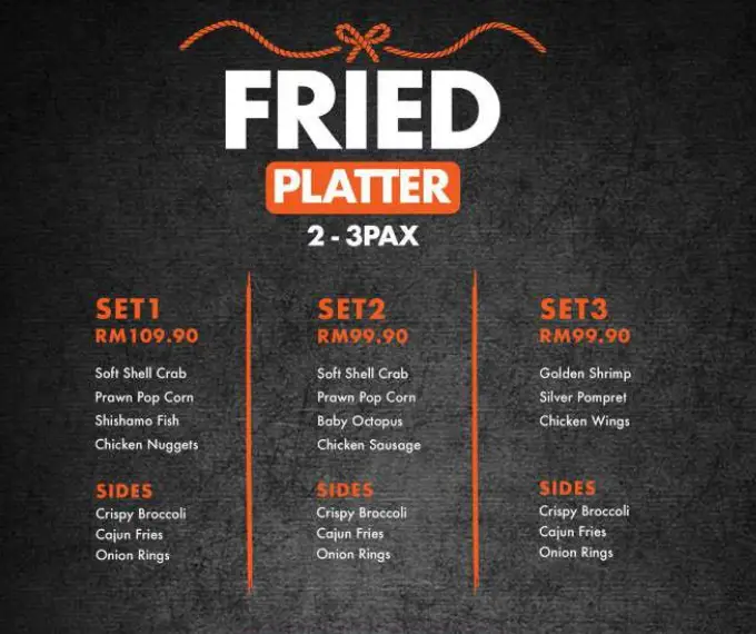 SHELL OUT FRIED PLATTER SET LATEST PRICES