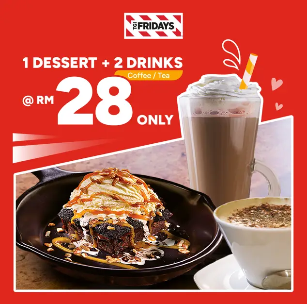 TGI FRIDAYS DESSERTS WITH PRICES