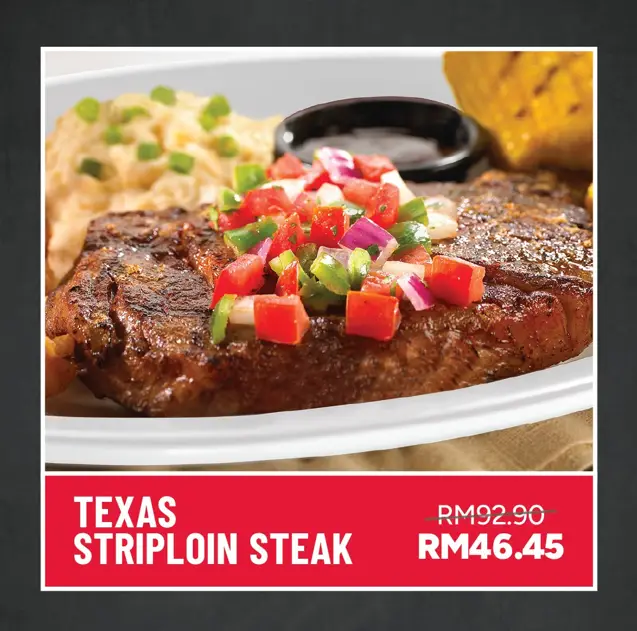 TGI FRIDAYS FROM THE GRILL UPATED MENU