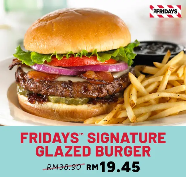 TGI FRIDAYS HANDCRAFTED BURGERS LATEST PRICES