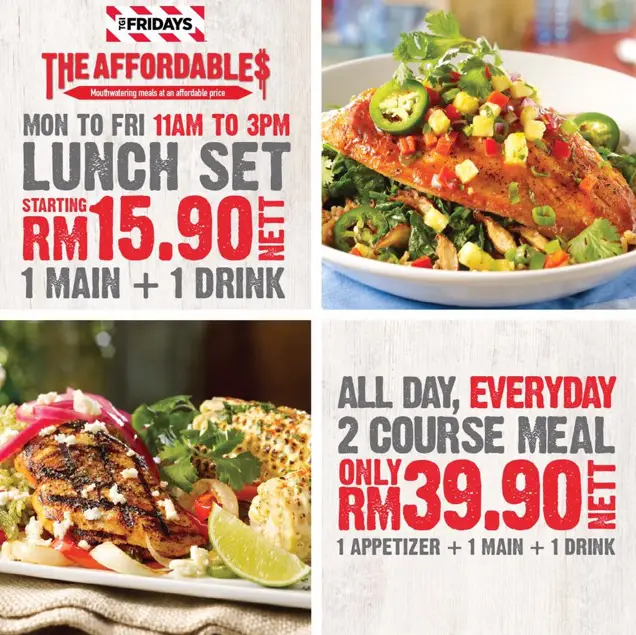 TGI Fridays Menu Malaysia & Updated Prices 2024