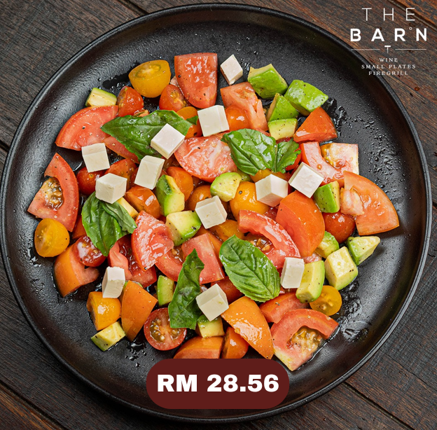 THE BARN SALAD WITH MENU & PRICES