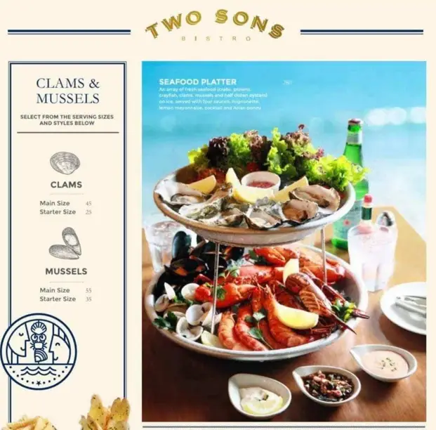 Two Sons Bistro Menu Malaysia & Updated Prices 2024