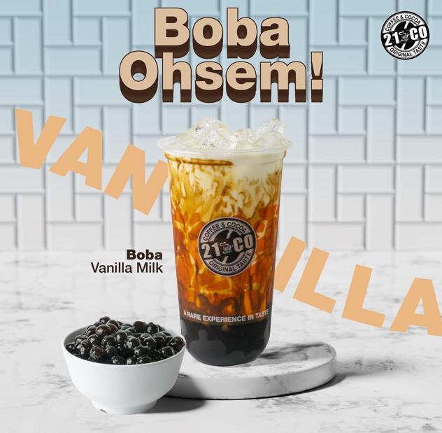 21 GRILLED BOBA WITH MENU