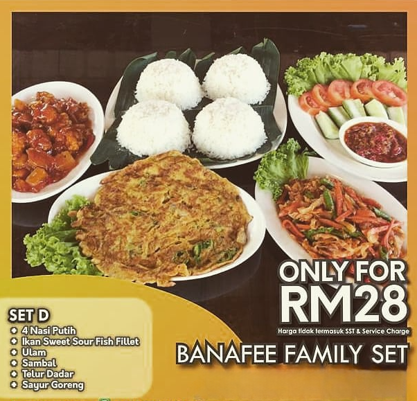 BANAFEE VILLAGE FAMILY SETS WITH MENU & PRICES