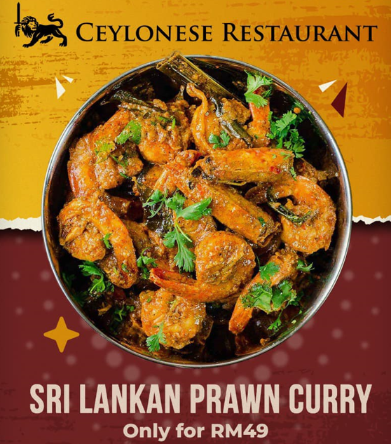 CEYLONESE ALA CARTE WITH PRICES