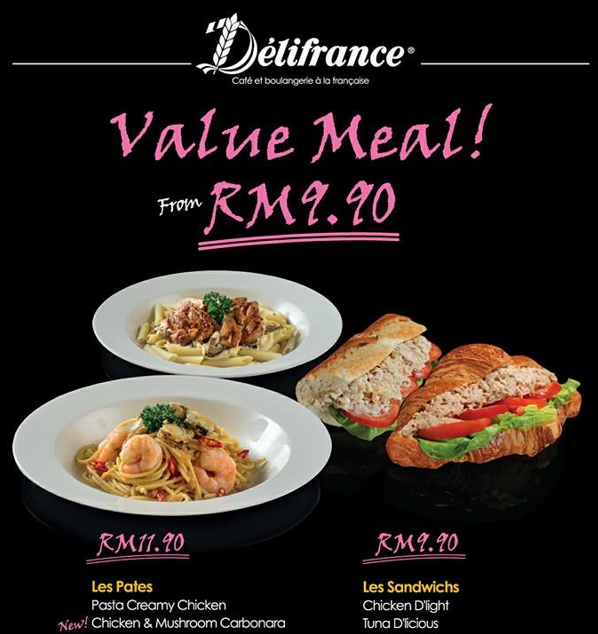 DELIFRANCE VIENNOISERIE MENU WITH PRICES