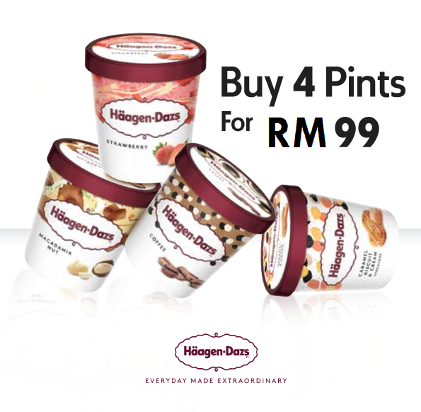 HAAGEN DAZ PINTS LATEST PRICES