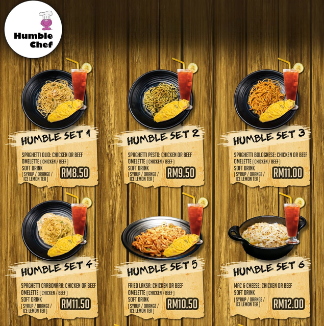 Humble Chef Menu Malaysia & Updated Prices 2024