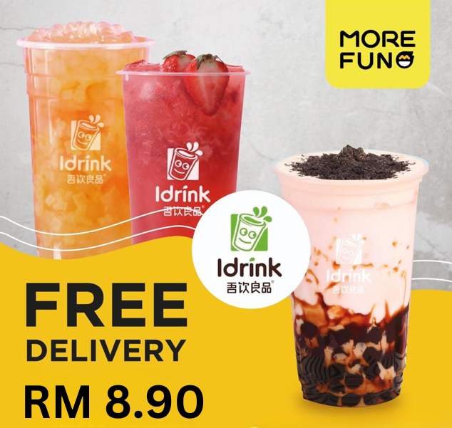 IDRINK MILK TEA SERIES MENU