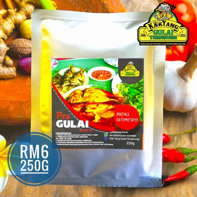 KAK YANG GULAI TEMENUNG A LA CARTE MENU